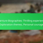 Adventure Biographies: Thrilling experiences, Exploration themes, Personal courage