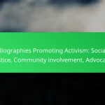 Biographies Promoting Activism: Social justice, Community involvement, Advocacy