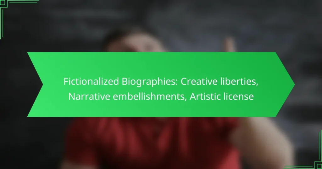 Fictionalized Biographies: Creative liberties, Narrative embellishments, Artistic license