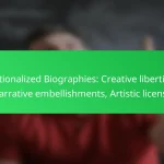 Fictionalized Biographies: Creative liberties, Narrative embellishments, Artistic license