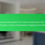 Fictionalized Biographies For Creative Exploration: Narrative techniques, Artistic interpretation, Engaging storytelling