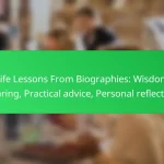 Life Lessons From Biographies: Wisdom sharing, Practical advice, Personal reflection