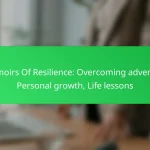 Memoirs Of Resilience: Overcoming adversity, Personal growth, Life lessons